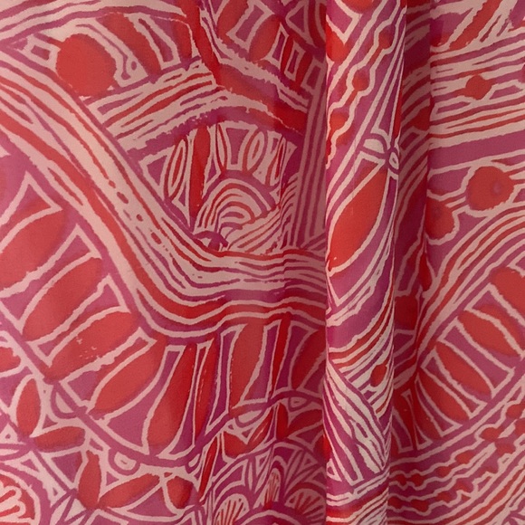 Trina Turk 100% Silk Halter Dress Size 8 - Picture 3 of 12